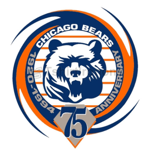 Chicago Bears T-shirts Iron On Transfers N457 - Click Image to Close